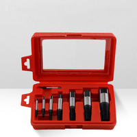 5Pcs/6Pcs/8Pcs Broken Damaged Screwdriver Extractor Drill Bit Set Carbon Steel Double Side Screw Pull Center Drill Bits Sets New