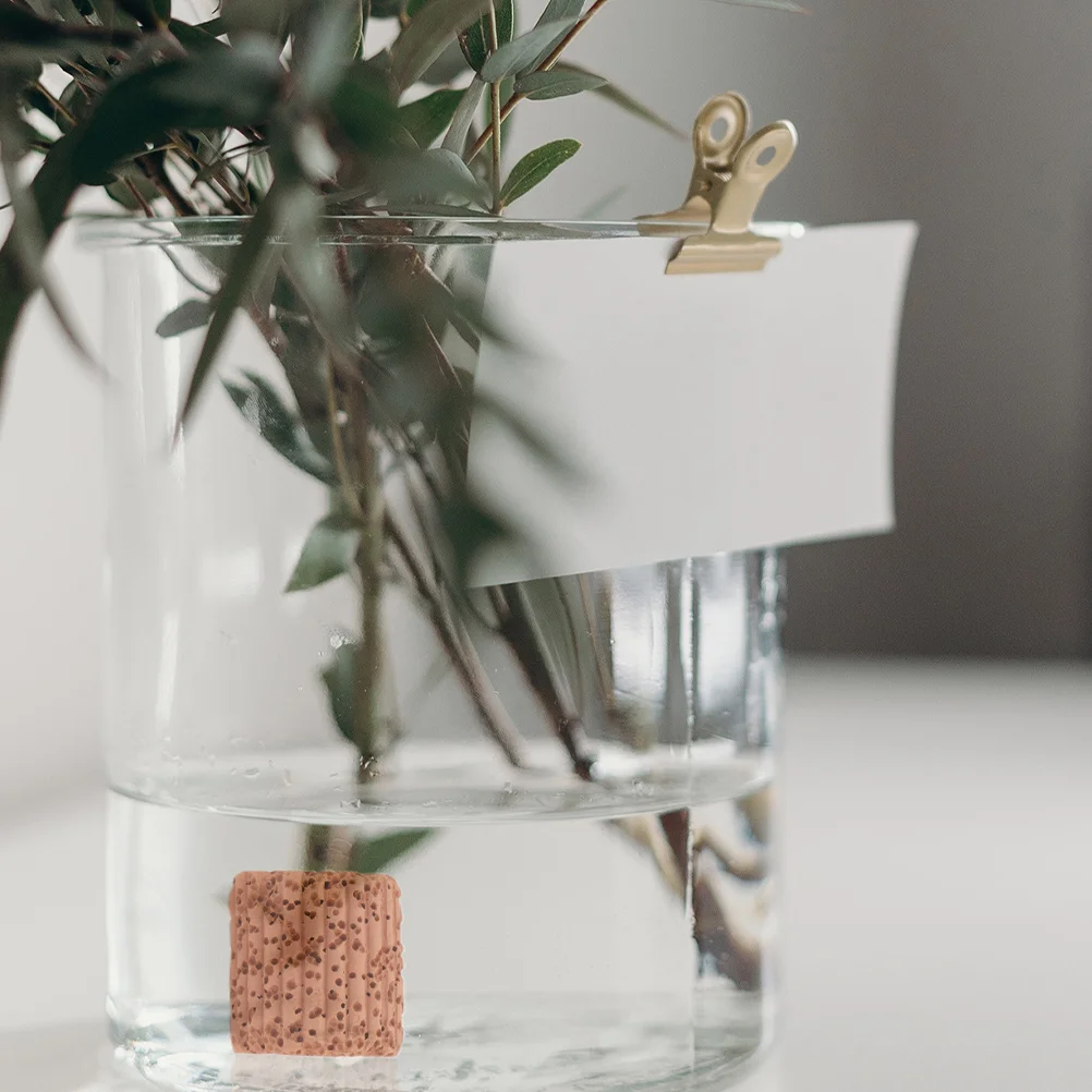 12개 도자기 수족관 식물 고정 링 소형 어항 조경 장식용 식물 고정 링