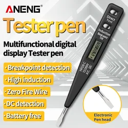 ANENG VD500 Portable Non-Contact AC Detector Test NCV Sensitivity Pen Style Electric Indicator Inductive Continuity Detector Pen