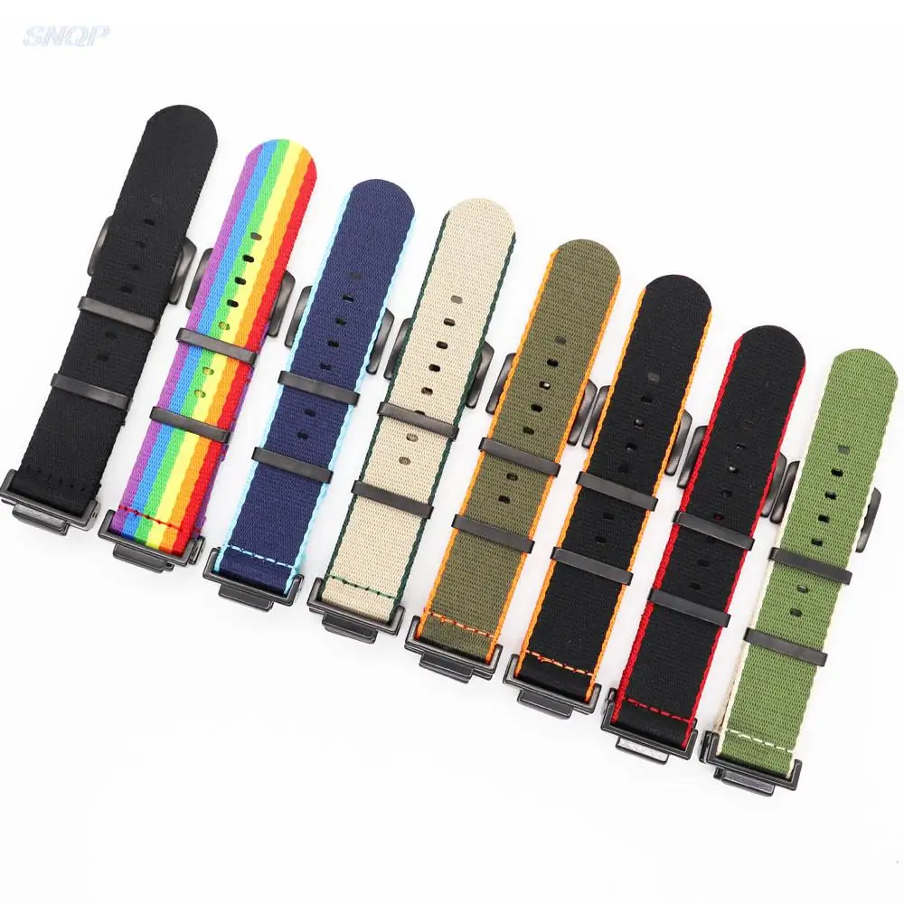 Tali jam tangan logam nilon UNTUK Casio G-SHOCK GA-110/100/120/400/700 GA2100 GD-100/110/120 GX-56BB DW-5600 M5610 reparasi gelang tali