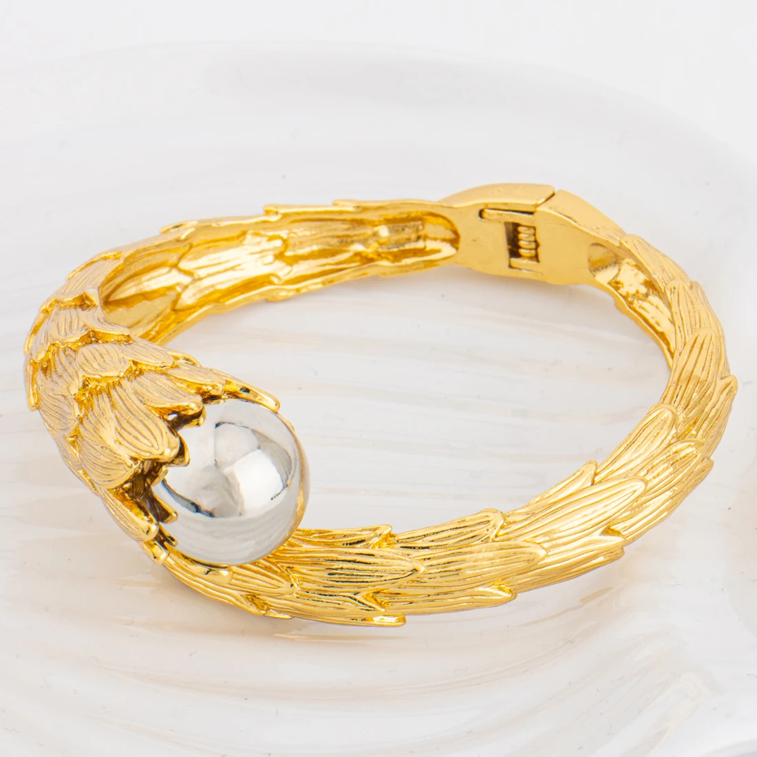 2026 Trend New Gilding Ring and Bangle for Bride Spiral Leaf Luxury Jewelry Accessories For Party Wedding Women\'s Day