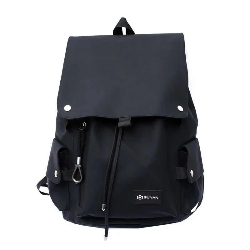 2024Oxford Fashion Casual Travel Backpack Large Capacity Computer Backpack Solid Versatile Style Drawstring Large Size Backpack