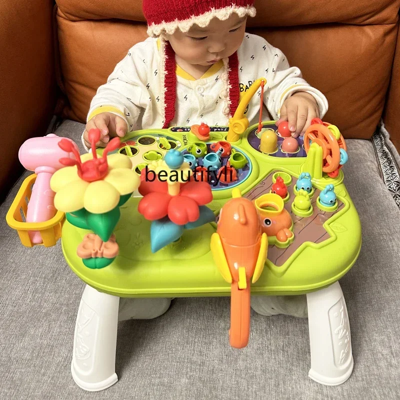 Babycadeau 0-1 jaar oude baby multifunctionele vroege onderwijsspeeltafel educatief speelgoed voor kinderen