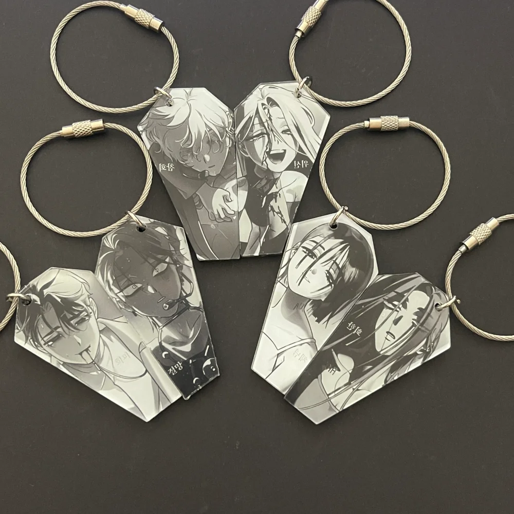 Anime Alien Stage Keychain Set Ivan Till Luka Mizi Chibi Figure Video Player Keyring Itabag Charm Friends Birthday Gift