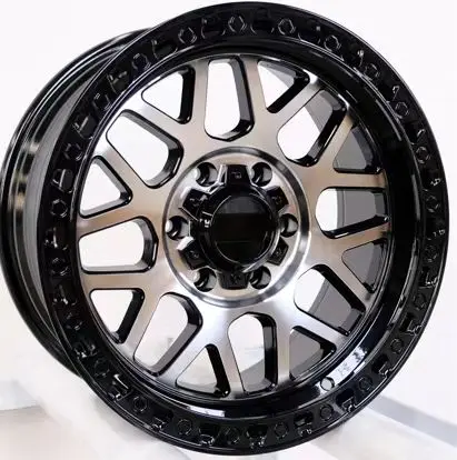

17 inch 17 x 9 pcd 6x139.7 aluminium alloy cast bedlock suv off road car wheels rims