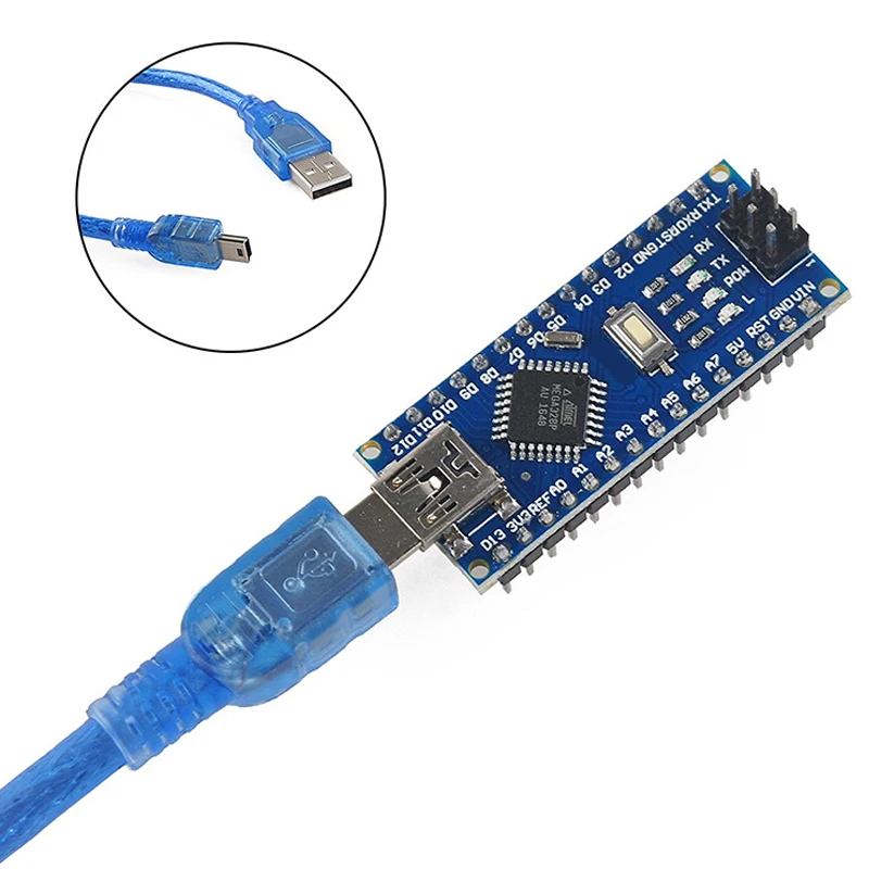 Nano Mini Type-C Micro USB With the Bootloader Arduino Nano 3.0 Controller for Arduino CH340 USB Driver 16MhzAtmega328