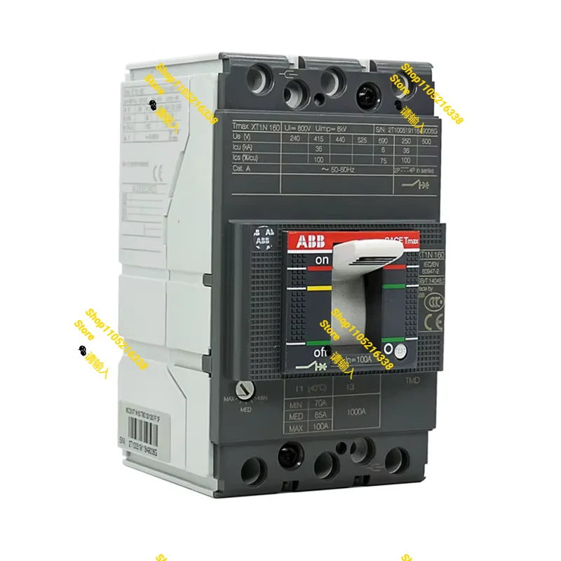 original Short circuit device of three-phase air switch molded case circuit breaker XT1N160 TMF100A 3P