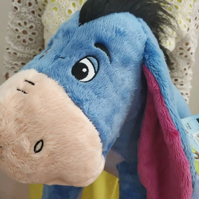 Original 40cm 15.7\'\' Eeyore Donkey Plush toy Soft Stuffed Animal Dolls for children Birthday Gifts