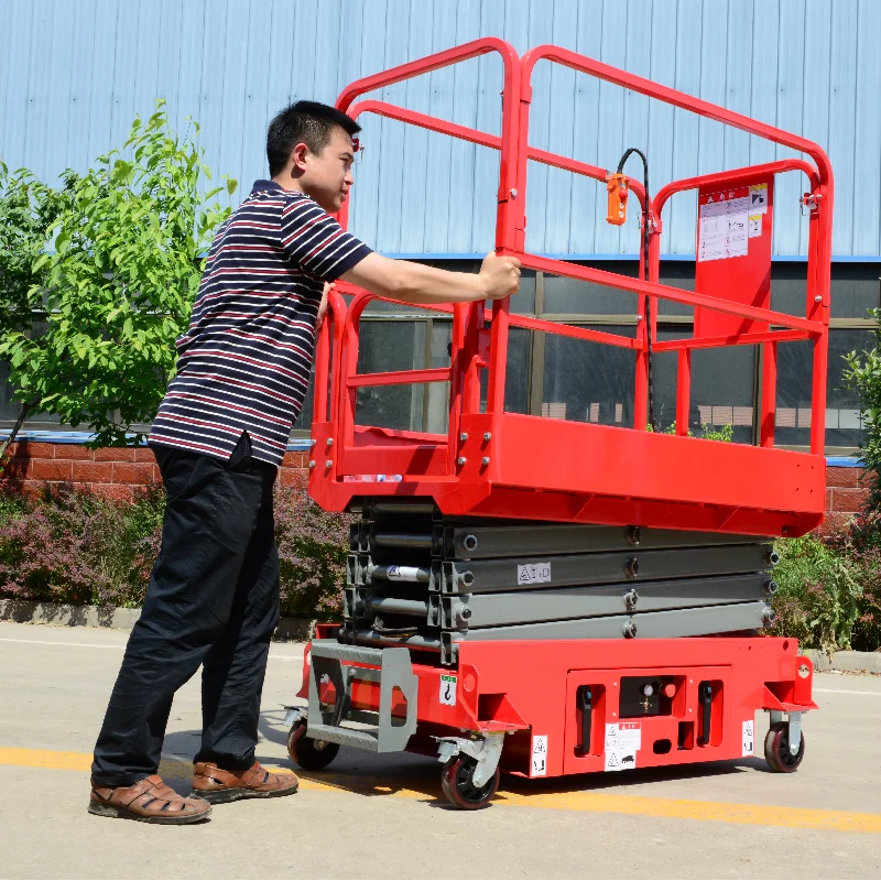 Customized CE Certification Mini Electric Hydraulic Scissor Lift Self-Propelled Scissor Lift