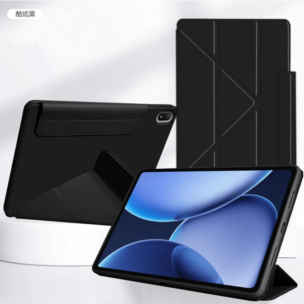 YOUQEEC Für Funda OnePlus Pad 3 Pad 2 Pro Oppo Pad 4 4Pro 13,2" Y-Folding PU Leder Schutzhülle Tablet Smart Flip Case 6