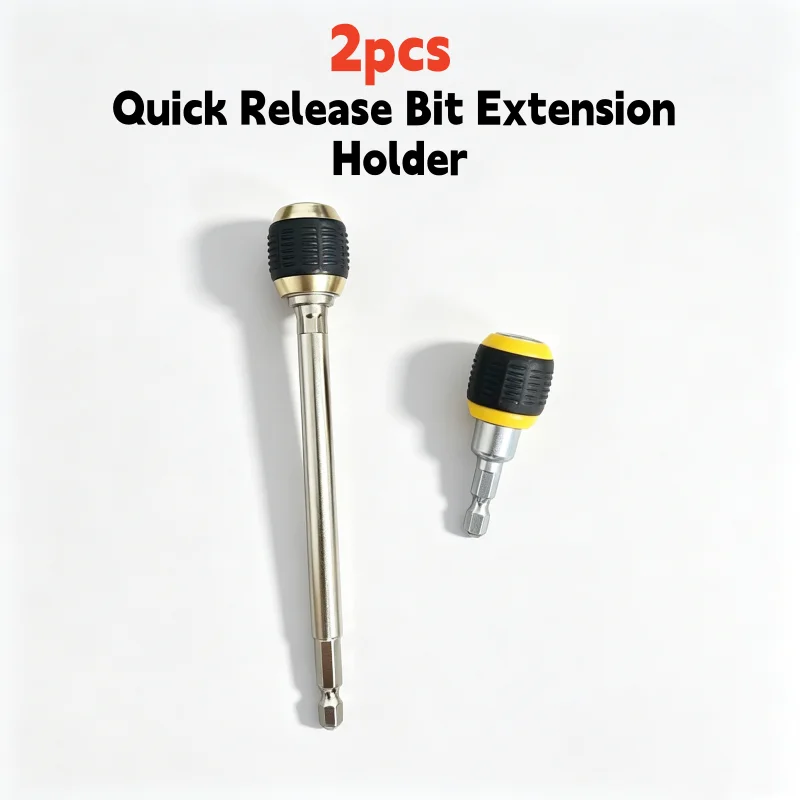 Drill Bit Extension Holder Hexagonal Handle Extension Pole Quick Release Adapter Electric Tool Accessories For Home Improvement