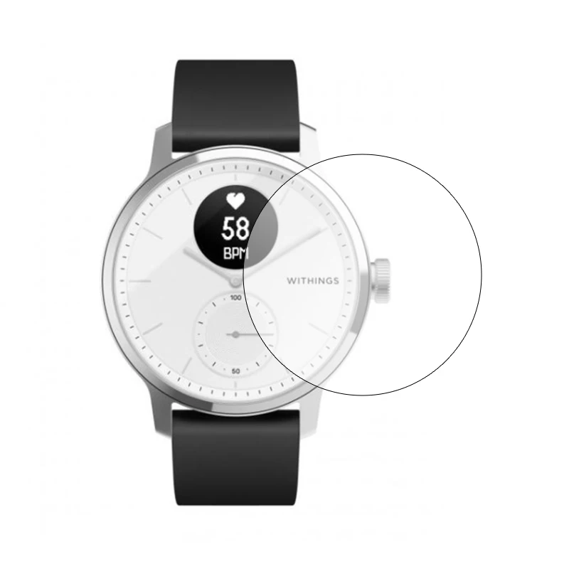 Soft Protective Film Cover For Withings ScanWatch 2 38mm 42mm/Steel HR 36mm 40mm/Move/Light/Nova Sport Watch Screen Protector