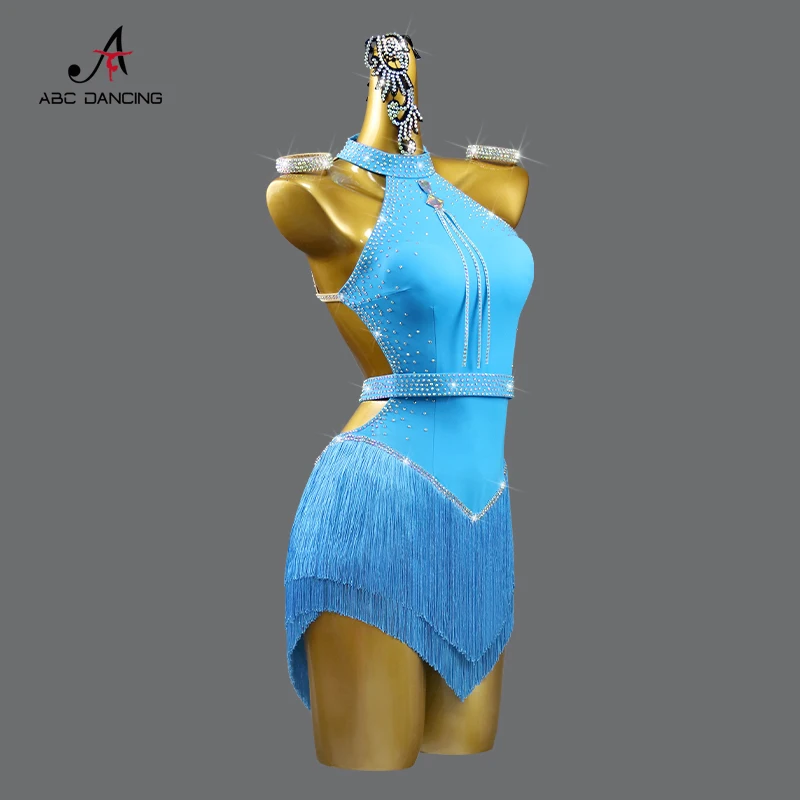 Mulher latina americana roupas vestido de dança meninas festa linha roupas samba terno de baile feminino saia esportiva prática palco personalizado