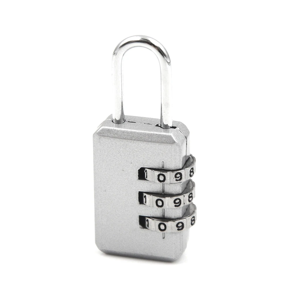 3 Digit Combination Padlock Coded Lock School Gym Locker ShedsMetal Economic