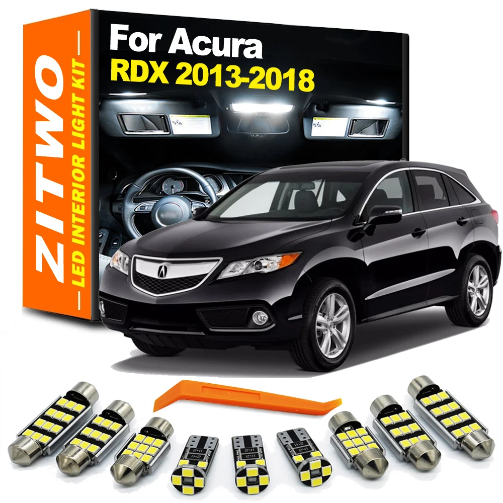 

ZITWO 13 шт. Canbus для Acura RDX 2013 2014 2015 2016 2017 2018 автомобильная лампа внутренняя светодиодная купольная лампа для чтения карта номерной знак комплект освещения