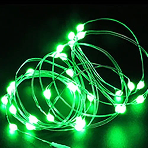 1/5/20M USB LED Lichterketten Kupfer Silber Draht Girlande Licht Wasserdichte Lichterkette Für Weihnachten hochzeit Party Dekoration