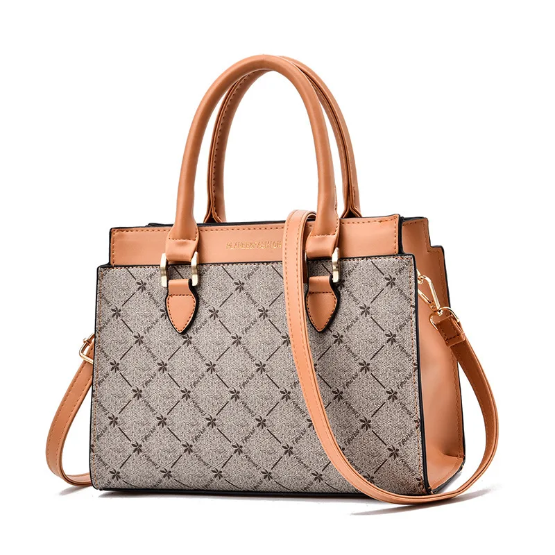 

2025 Women's Cartoon Printed Shoulder Bag PU Leather Book-style Tote Bag with Zipper Compartment & Crossbody Function