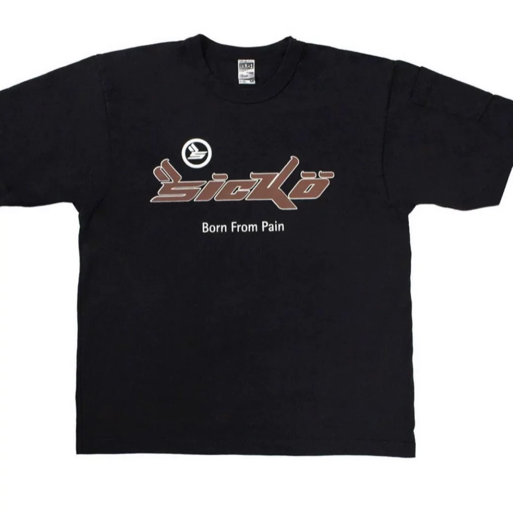 New 2026 Men born from pain sicko T Shirts T-Shirt Hip Hop Skateboard Street Cotton T-Shirts Tee Top US Size #A396
