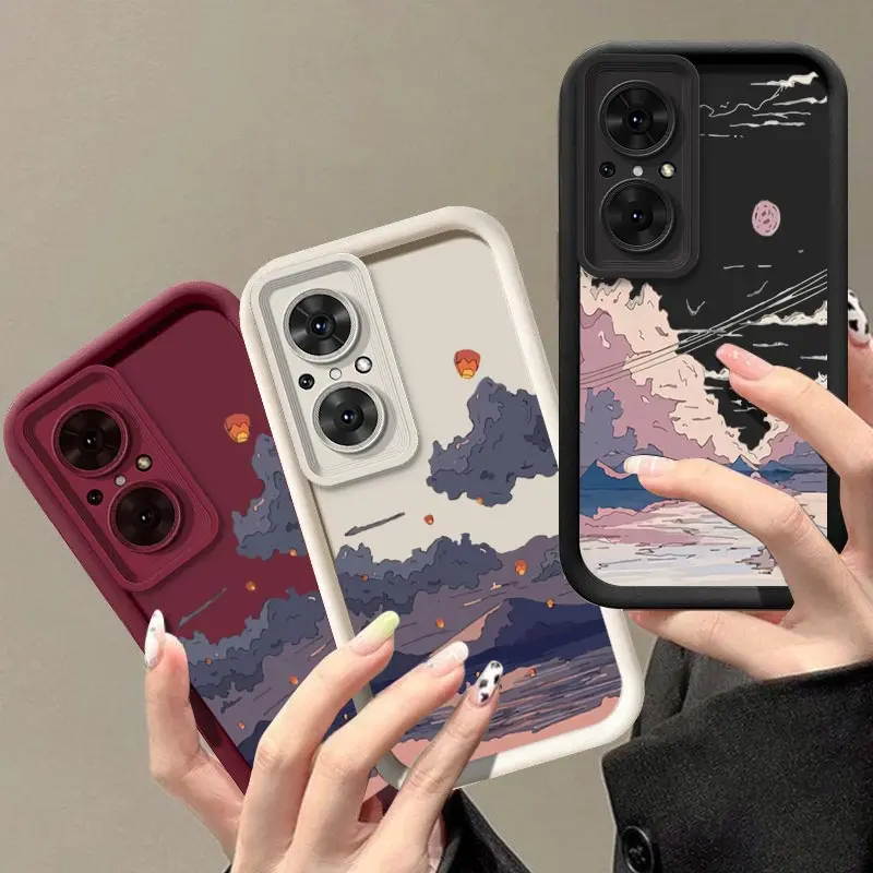 Nova 9SE Streetscape New Sky Eye Phone Case For Huawei Nova 9S 6SE Y70 9 7i 9Pro Y6Pro Y90 Y91 Y5P Y7A Y9A Y6 Y7 PRIME Y6S Cover