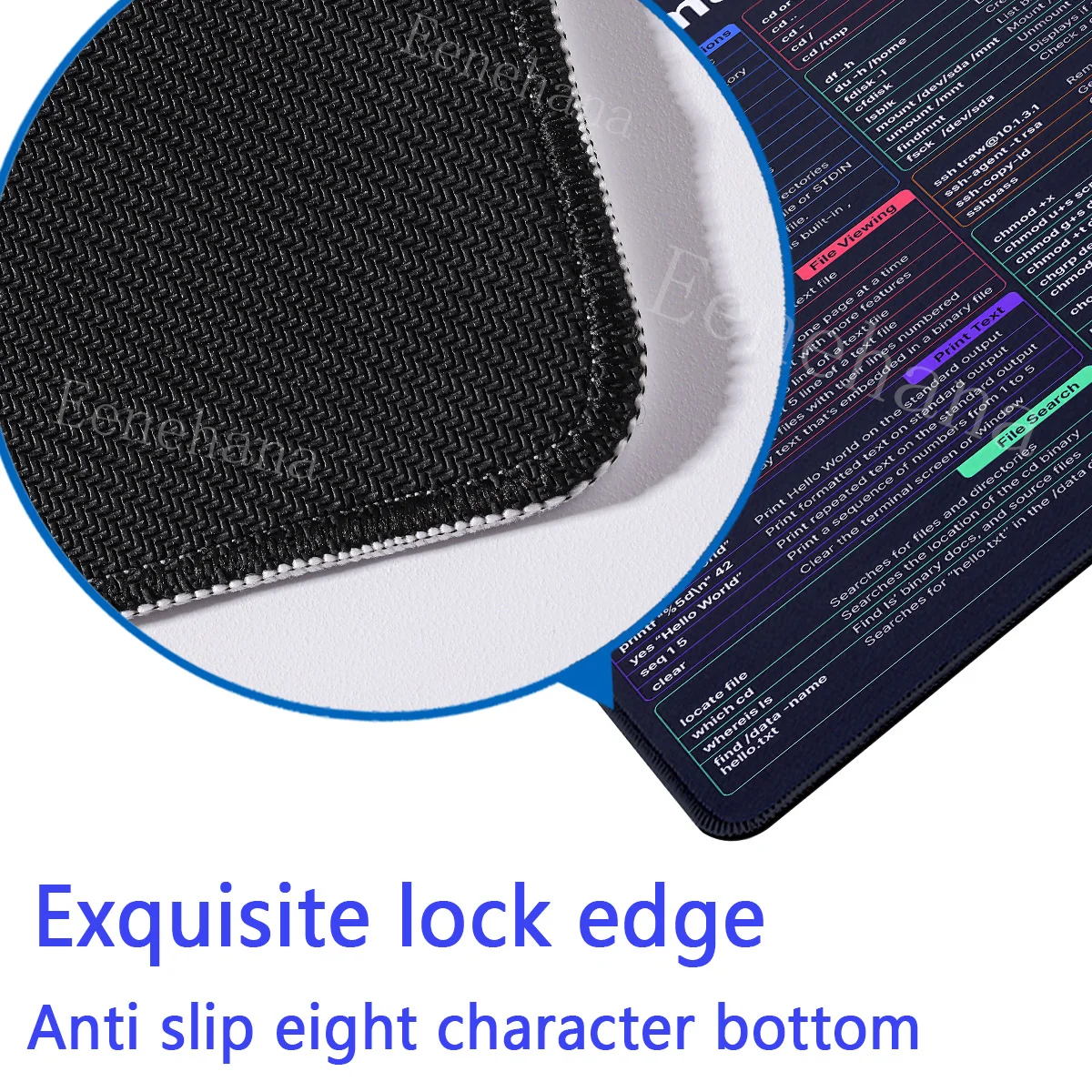 لينكس أوامر خط لوحة الماوس مكتب كبير اختصارات لوحة الماوس قبعة حمراء أوبونتو OpenSUSE Arch Debian Unix Programmer XXL حصيرة مكتبية #6