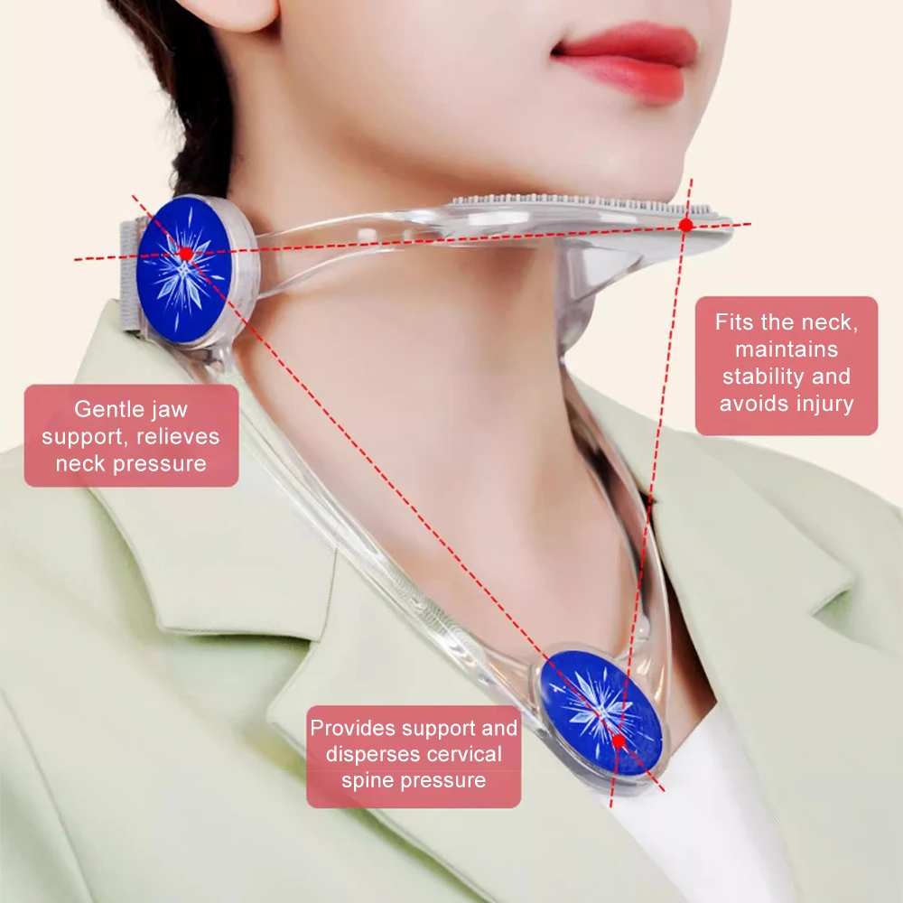 Neck Supports Braces Fixed Cervical Traction Repair Neck Guard Corrector Guard Turtle Cervical Collar Corrector Neck Stretcher