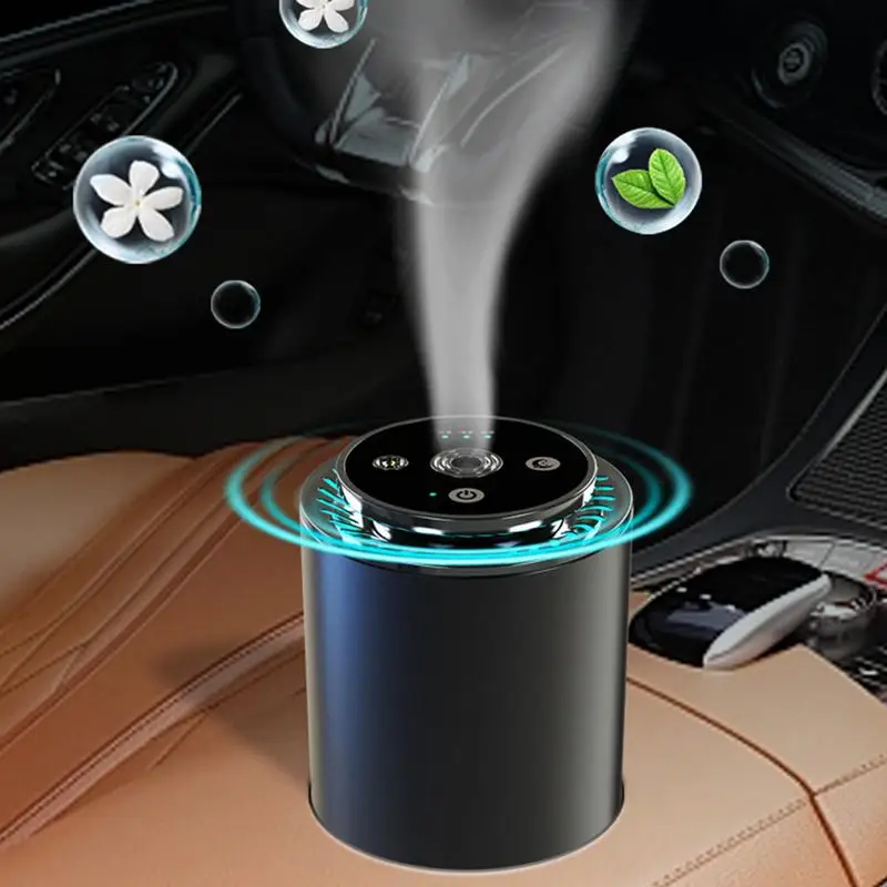 Smart Car Air Freshener Smart Auto Air Freshener Projector Long-Lasting Scent Odor Eliminator Oil Diffuser With Adjustable