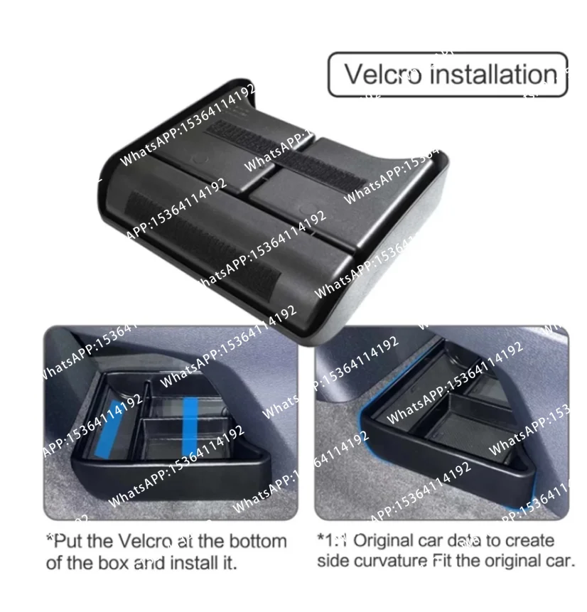 2pcs Center Console Storage Box Suitable   Accessory Storage Box Console Storage Box Tray For ID.4 ID4 ID 4