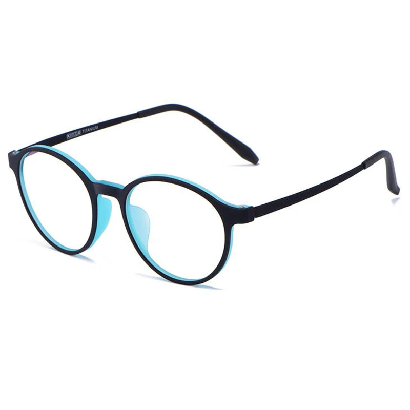 Progressive photochrome Lesebrille aus Titan, Unisex, Multifokus, Anti-Blaulicht-Business-Brille, runder TR90-Rahmen – Detail 14