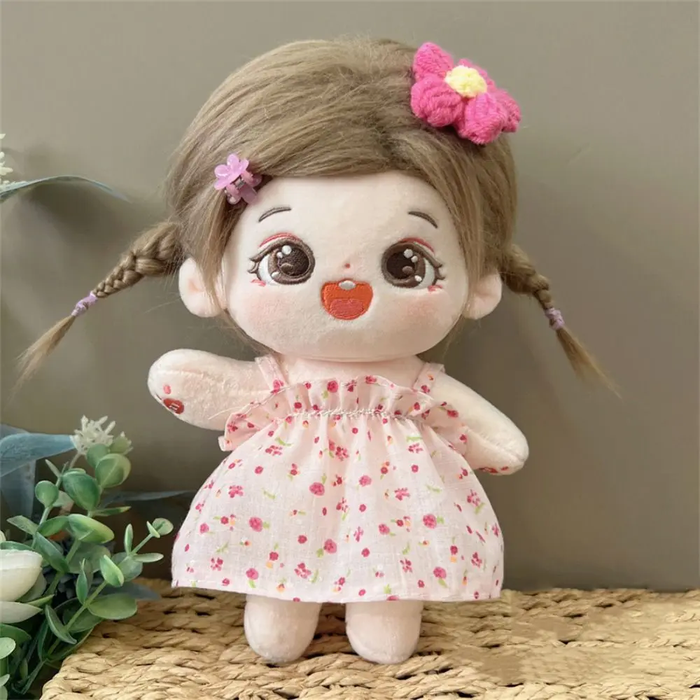 Abbigliamento fai da te Abito per bambola in cotone Abito con gonna dolce 20 cm Vestiti per bambole in cotone Vestire Kawaii Idol Dolls Gonna 20 cm Idol Cotton Doll