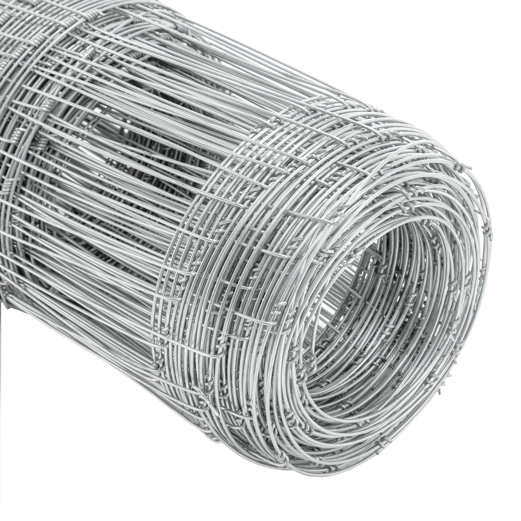 Revestimientos agrícolas de tejido avanzado de 5x164 pies Valla agrícola galvanizada segura y de larga duración