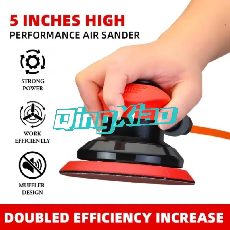 Rotary Vane Motor Pneumatic Sanders Abrasive Standard Air Inlet Professional Industrial Grade Low Vibration High Efficiency Work