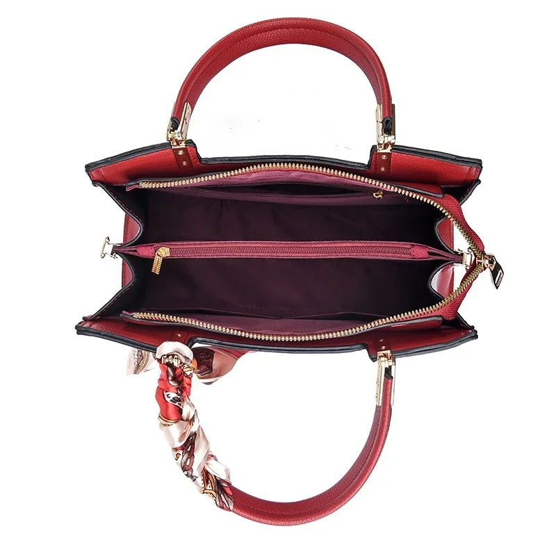 IELGY Damska czerwona torebka ślubna, wysokiej klasy świąteczna torebka typu crossbody