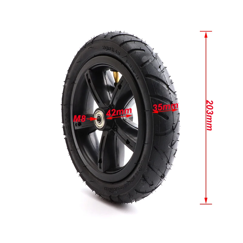 200x45 Pneumatic Tire 8 inch Baby Stroller Inflatable Wheels For Medical Wheel Balance Bike Skateboard Electric Scooter