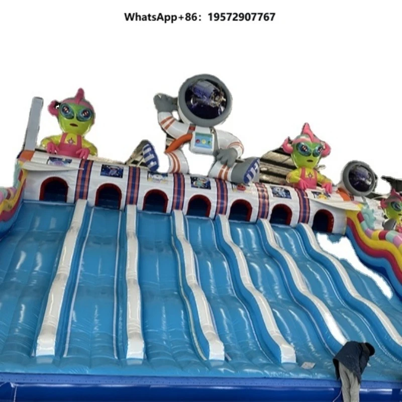 30 Foot Tall Bouncy Inflatable Water Slide Inflatable Castle with Slide Bouncy