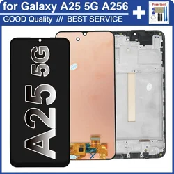 AMOLED LCD for Samsung Galaxy A25 A256 LCD Display Touch Screen Digitizer Assembly Replacement for Samsung A256B A256E A256U LCD