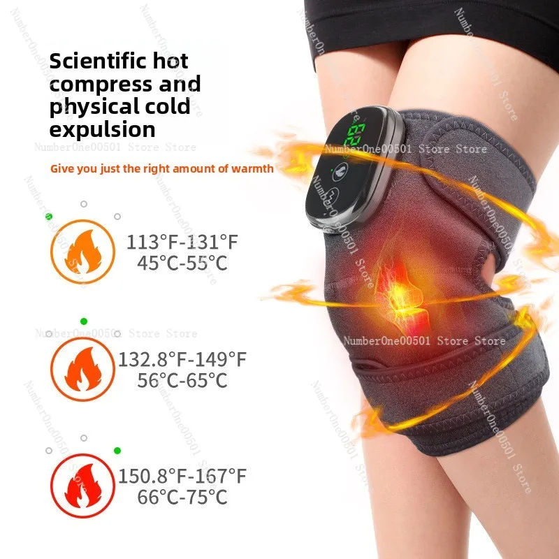 Heated knee pads, shoulder pads, elbow pads, intelligent heating massage, wireless temperature control knee massager