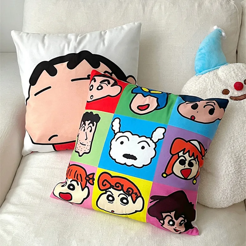 

Crayon Shin Chan Sofa Pillow Cartoon Pillow Room Anime Decoration Bench Cushion Student Dormitory Cute Cushion Girl Toys