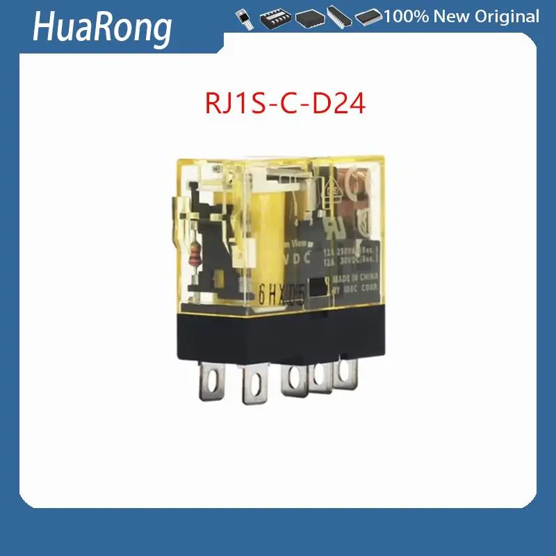 2Pcs/Lot  RJ2S-C-D24  RJ2S-CL-A220  8PIN  RJ1S-C-D24  5PIN