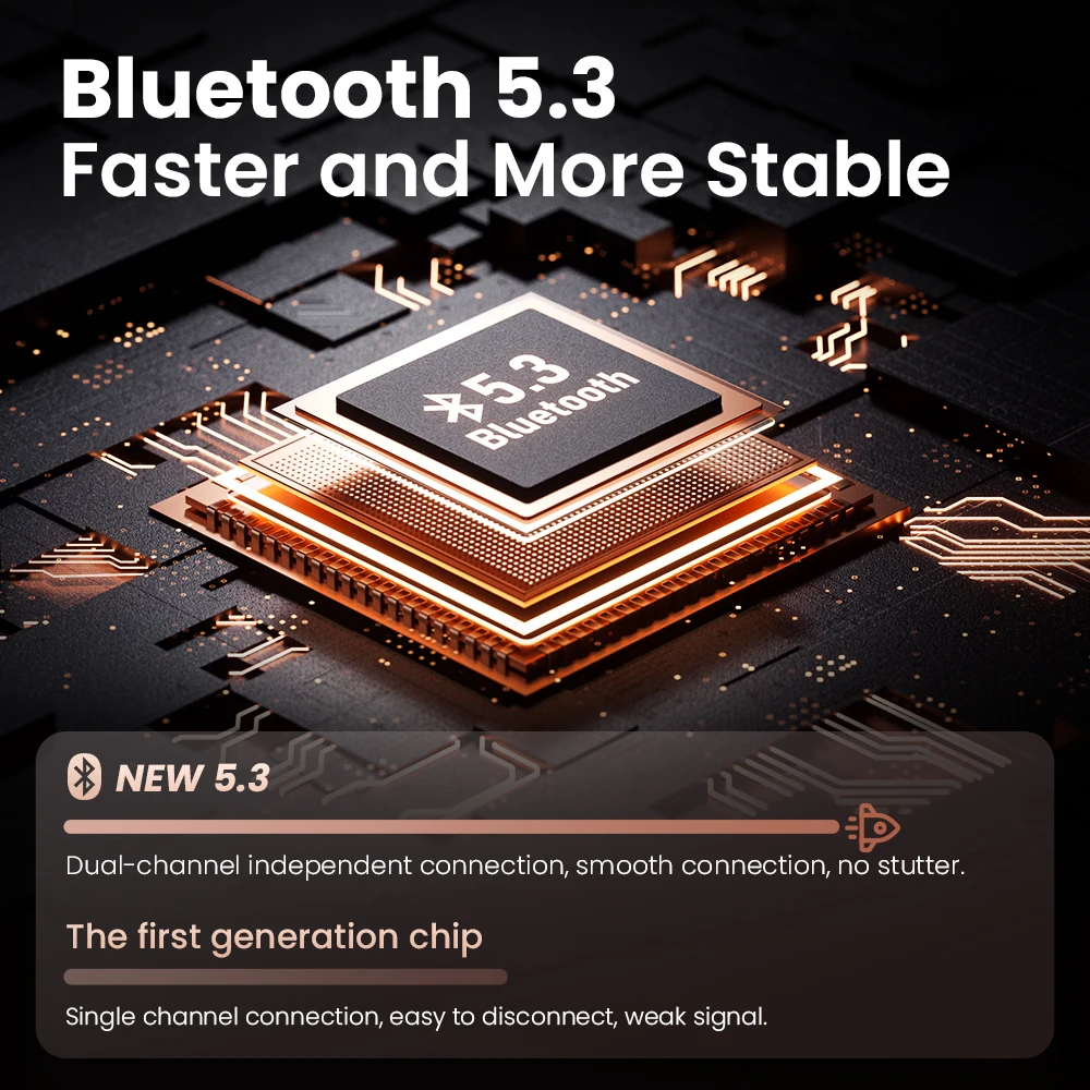 HAYLOU X1S TWS Bluetooth 5.3 Earbuds Wireless Bluetooth Headset 10mm Dynamic Driver 24h Battery Life Noise Reduction Headphones image 6