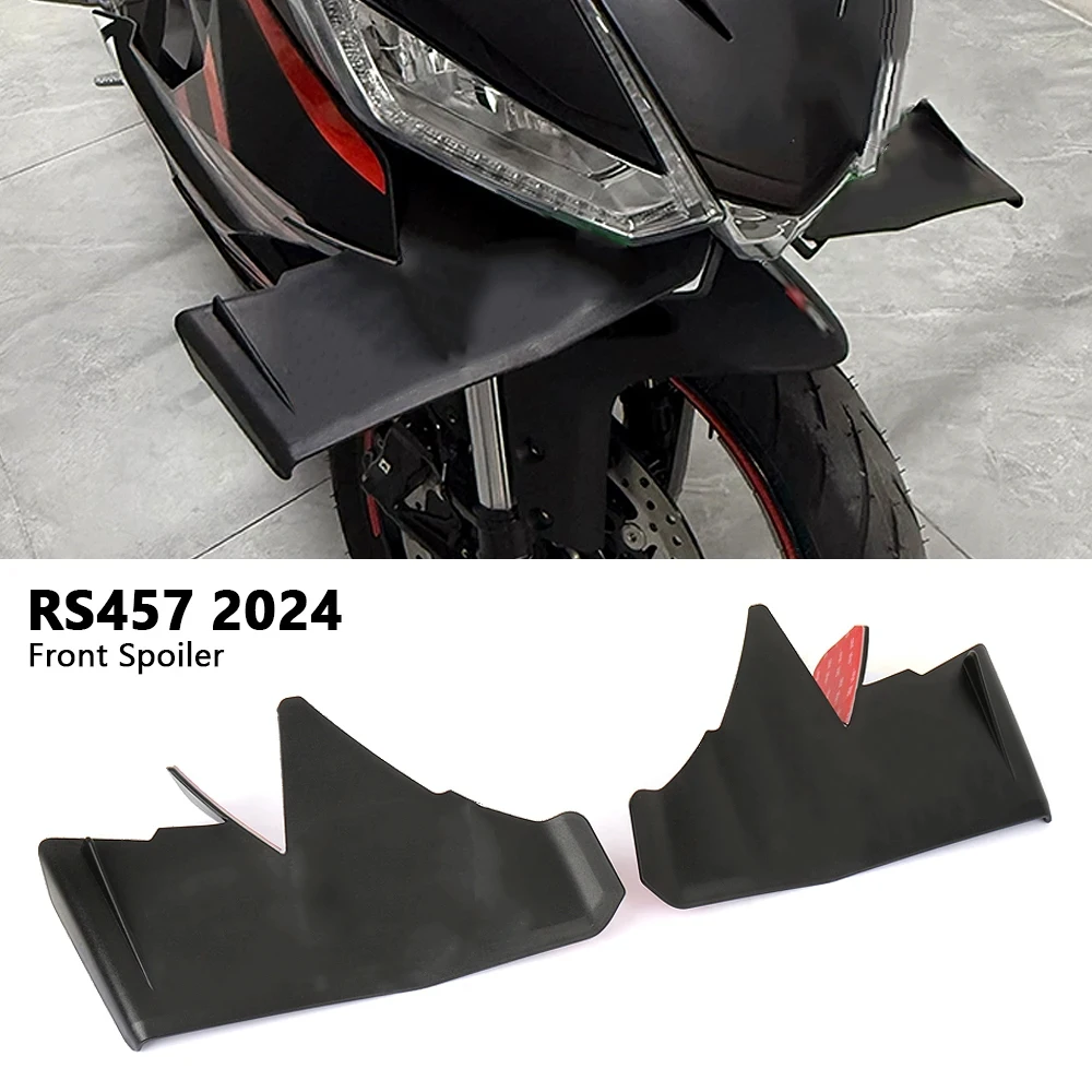 Motorrad Winglet Front Verkleidung Flügel Schutz Abdeckung Für Aprilia RS 457 RS457 RS457 2024 Dekoration Winglets Zubehör Logo