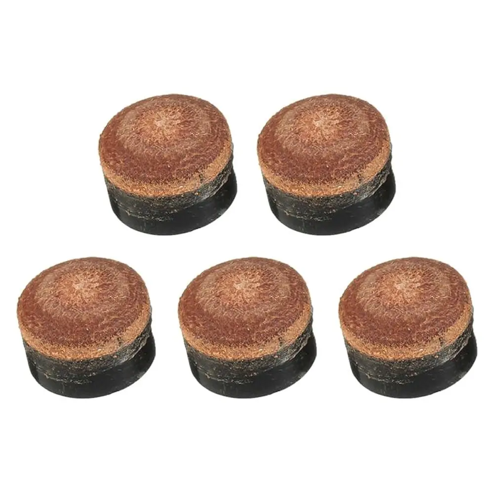 5Pcs/Pack 10/11/12/13mm Billiard Replacement Set Pool Cue Tips Pool Billiard Cue Stick Ferrules Screw-On Tips for Snooker - Image 4