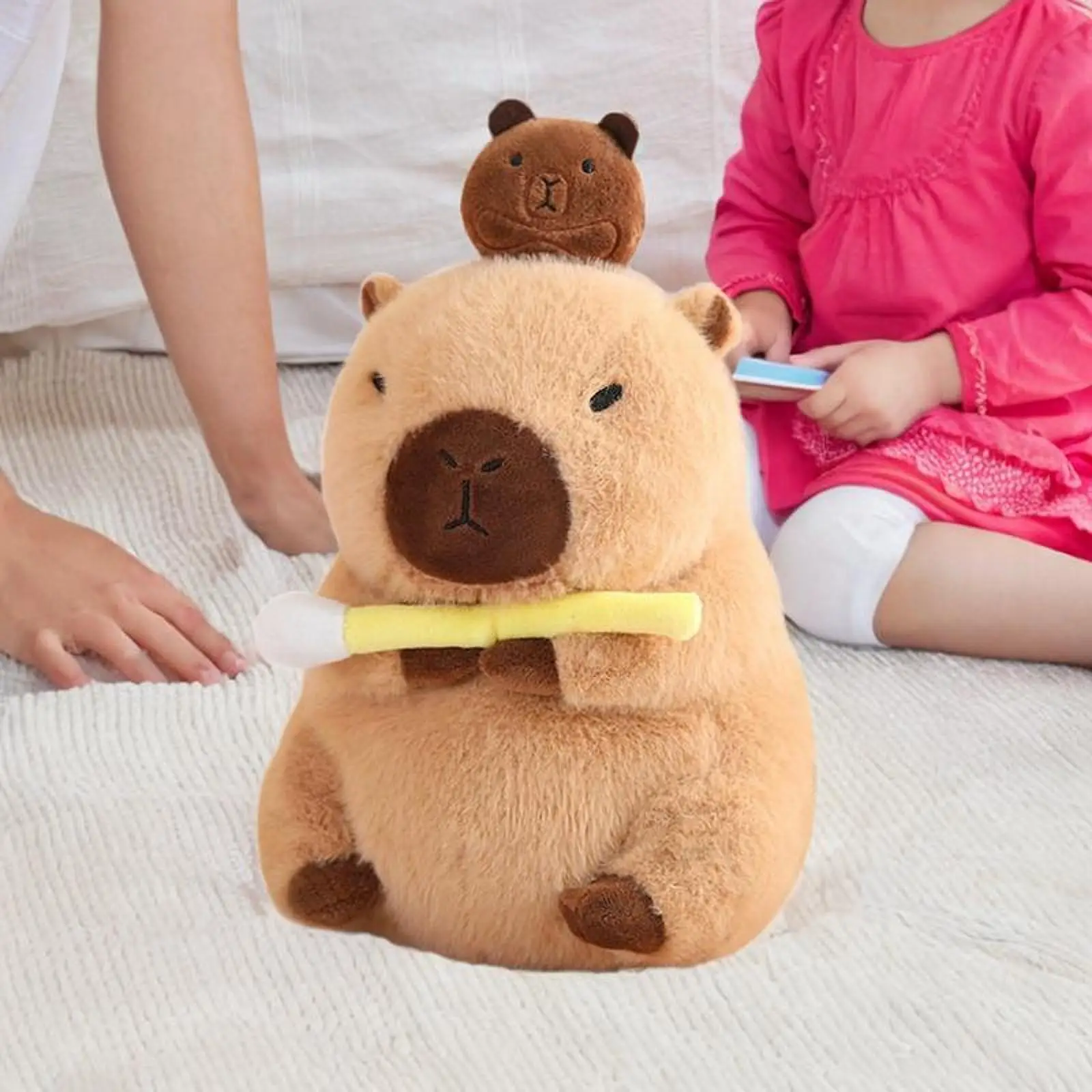 Pluche Capibara Pop, Cartoon Pluche Dier, Schattige Capibara Knuffel Dier Voor Familie Kinderen