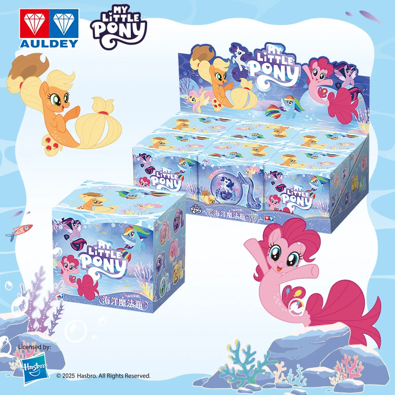 My Little Pony Ocean Magic ข้อความขวดกล่องตาบอดตัวเลข Pinkie Pie Twilight Sparkle น่ารักของเล่นสะสม Decor ของขวัญ