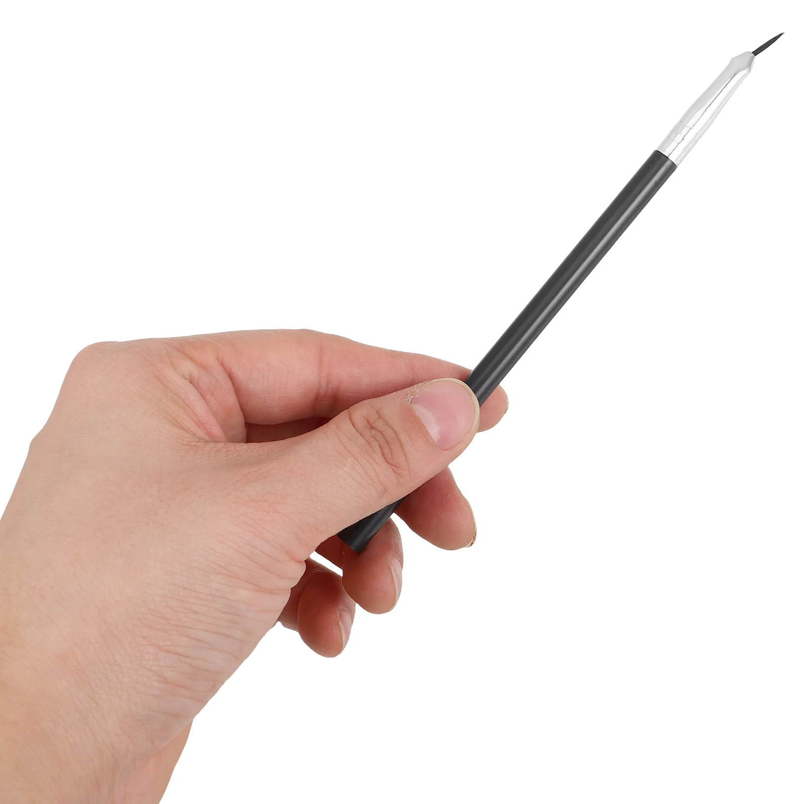 3Pcs Professional Angled Eyeliner Brush Precise Application Bent Design for Eyeliner Lip Liner Portable Makeup Tool