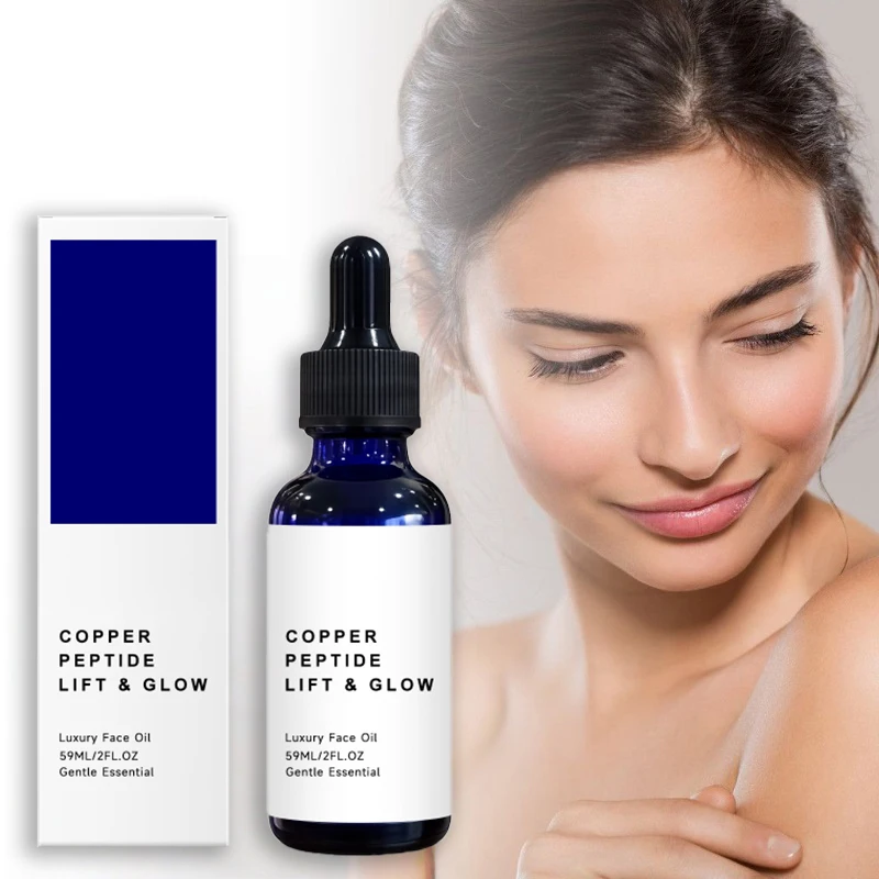 

Масло для лица с медными пептидами, 59 мл, глубоко увлажняющее, с нежными эфирными маслами для повышения эластичности кожи, осветления цвета лица, для ежедневного ухода