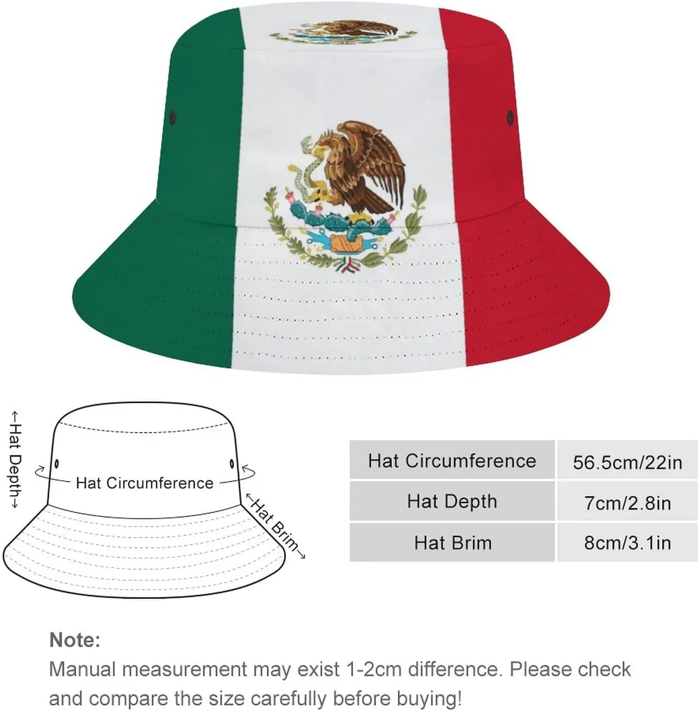 قبعة دلو للرجال والنساء من الريغي الراستا الجامايكي، قبعة صيفية للعطلات والسفر على الشاطئ، قبعة شمس خفيفة الوزن قابلة للتعبئة في الهواء الطلق #2