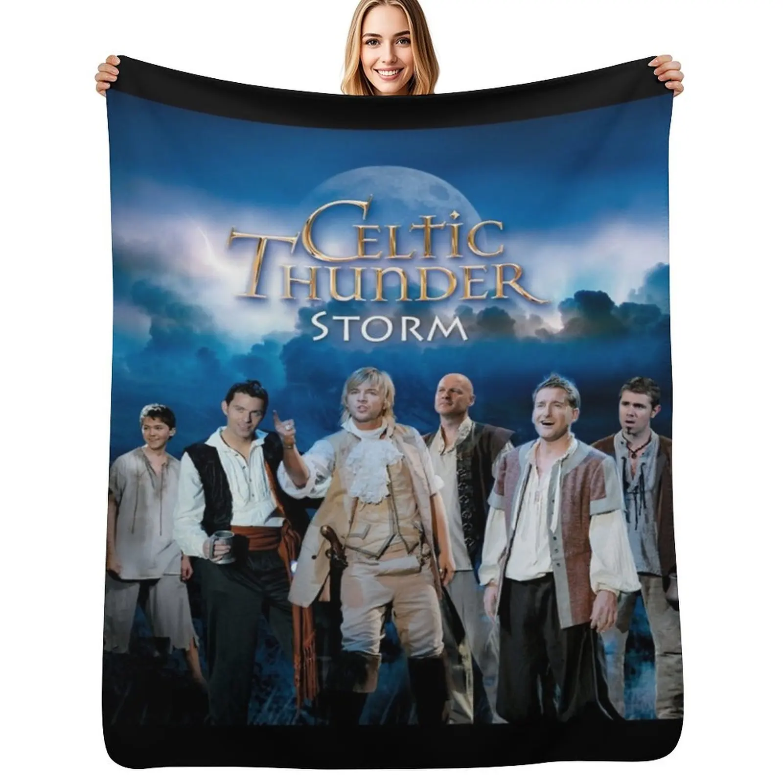 

Celtic Thunder storm Throw Blanket Sofa Quilt blankets ands Tourist Flannel Blankets