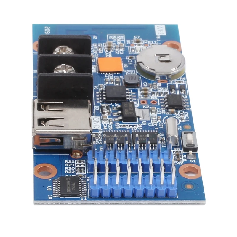 N75R-2X HD-WF2 Asynchronous 768Wx64h Pixels 2XHUB75 RGB Seven Color Small LED Display WIFI Control Card