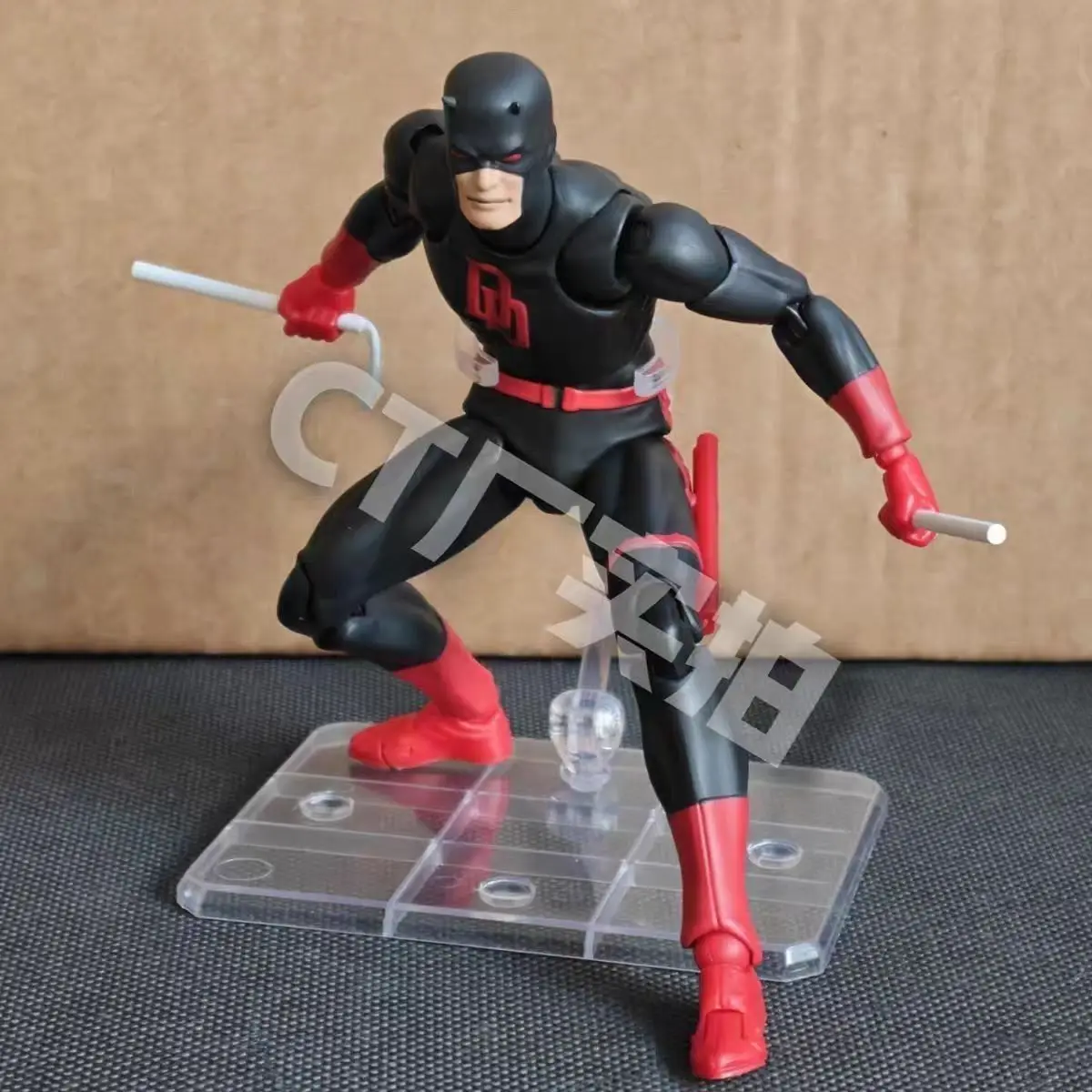 Disponibile: Action Figure Daredevil Nero di Ct Toys, Mafex 223 Shf, Statuetta in PVC da Collezione, Modellino per Bambini