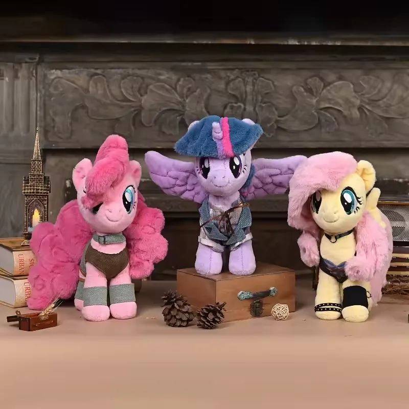 

New Genuine My Little Pony Cowboy Series Plush Doll Pinkie Pie Twilight Sparkle Figure Plush Stuffed Toys Girl Birthday Gift